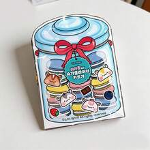Kit DIY Buku Tenang Rumah Manis Warna Dopamin Macaron, Permainan Peran, Pencerahan Keuangan, Set Mainan Lucu - MultiWarna - View 3