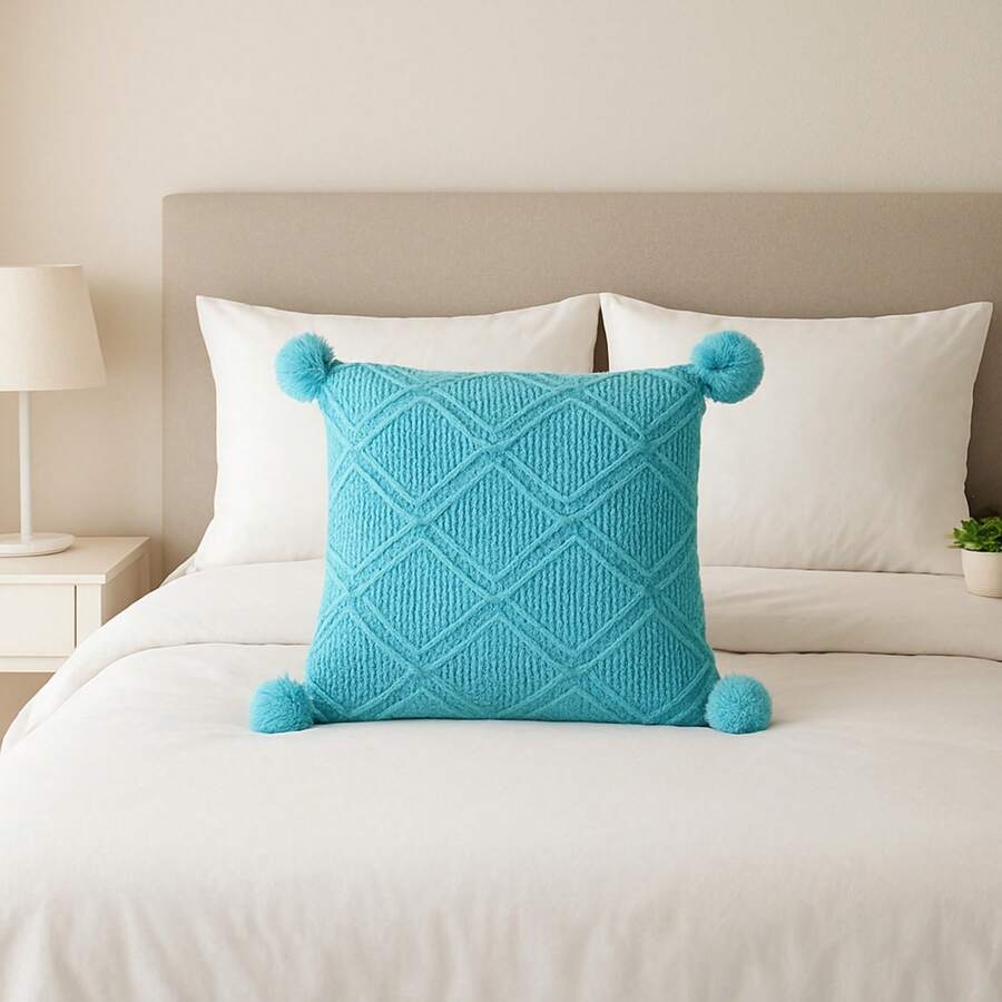 Transform Your Home In Style: Decorative Cushions That Will Make You Fall In Love BEAUTTY HOME - AIRAM TURQUOISE - View 1