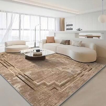 [Terciopelo] Alfombra grande para sala de estar, dormitorio, oficina y estudio. Con llamativos diseños geométricos modernos, esta versátil alfombra de alta calidad es ideal para salas de estar, dormitorios, comedores, oficinas y salas de juegos. Elaborada con un diseño tejido contemporáneo, realza la decoración del hogar con acentos elegantes.