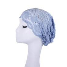 Chapéu leve de renda com estampa floral para primavera/verão, estilo boêmio, confortável para usar em casa, na praia ou em férias. - Chapéu de renda - Ver 4