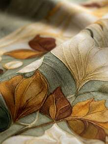 Khăn trải bàn họa tiết thực vật mùa thu, tông màu đất ấm áp, chất liệu polyester dày dặn bền chắc, nhẹ và có thể tái sử dụng, hoàn hảo cho Lễ Tạ ơn, Lễ hội mùa màng, Tiệc cưới, Tiệc tối và trang trí bàn ăn hàng ngày. - Nhiều màu - Xem 10