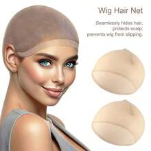 4 Packs HD Wig Caps - Invisible, Sheer, Ultra-Thin Stretchy Stocking Caps For Lace Front Wigs - View 4