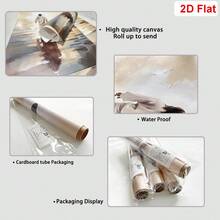 3幅日式风景帆布墙画装饰画 - 复古风景油画和红庙无框高清海报,适用于卧室、客厅、家庭办公室装饰 - 日本風景畫 - 查看 8