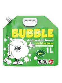 500毫升/1000毫升浓缩泡泡液补充装，可配制超过1000毫升的泡泡液，适用于泡泡枪、泡泡机、泡泡史莱姆、泡泡玩具。 - 彩色 - 查看 15