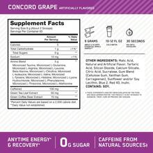 Optimum Nutrition Amino Energy - Pre Workout With Green Tea, BCAA, Amino Acids, Keto Friendly, Green Coffee Extract, 65 Servings (Packaging May Vary) - Grape - View 3
