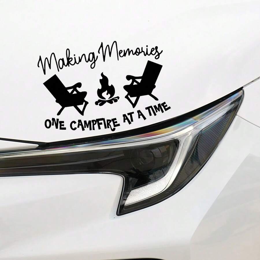 Adventure Camping Car Sticker, Suitable For Car Body - A - View 1