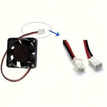 5V 2针 CPU散热风扇 - 适用于40-60mm PC和服务器系统，CPU散热片 - 4010 黑色 - 查看 3