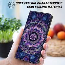GLANDOTU Colorful Printed PU Leather Wallet Phone Case With Card Slots, Lanyard And Flip Stand; Compatible With Multiple Phone Brands And Models - Multicolor - View 6