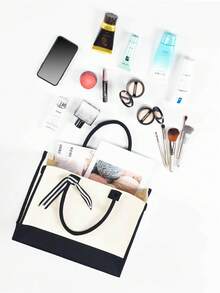 Sac en lin personnalisé, sac cadeau de demoiselle d'honneur personnalisé, cadeau de enterrement de vie de jeune fille, sac fourre-tout de plage, cadeau personnalisé, sac cosmétique, accessoire de voyage multifonctionnel, gain de place, lettrage élégant, mode et minimaliste, rangé et organisé, basiques décontractés, trésor unique, cadeau pour les filles, cadeau de vacances, cadeau idéal pour elle/petite amie/famille/amis, organisateur de voyage - Multicolore - Voir 6