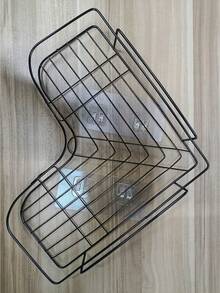 Rust-Proof Wall-Mounted Bathroom Corner Shelf, Suitable For Storing Shampoo, Toner, And Cosmetics - MultiWarna - View 10