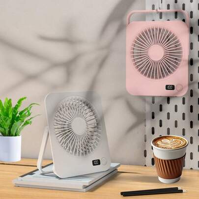 GICOOK Taşınabilir USB ile Çalışan Masaüstü Vantilatör, Süper Sessiz, 180° Ayarlanabilir Katlanabilir Tasarım, Ev, Ofis, Seyahat İçin Uygun, Çok Fonksiyonlu Soğutma Cihazı, Hafif Soğutma Vantilatörü, Elektrikli Vantilatör, Hobi, Küçük Vantilatör