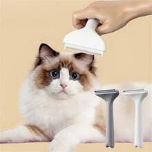1支猫刷，专为梳理长毛而设计，猫狗适用，宠物美容刷 - 查看 1