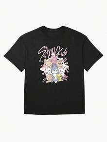 Men's Graphic T-Shirt, Cute SK-Z Do It Shirt World Tour, Designed And Sold By Tiar-Kin - 黑色 - 查看 8