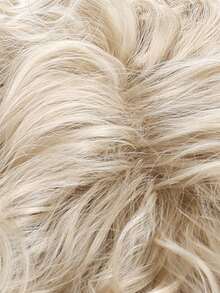 12Inch Women's Fashionable Natural Fluffy Afro Curly Synthetic Fiber Heat-Resistant Short Gold Wig, Suitable For Daily Wear, Halloween Party Costumes And Parties - 金色 - 查看 7