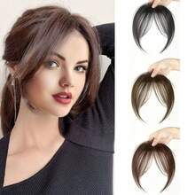 Bangs Wig For Women, Fluffy Lightweight Natural Air Bangs, Diagonal Bangs, Curtain Bangs Hair Piece,Hair Clip,Party - Multicolor - View 2