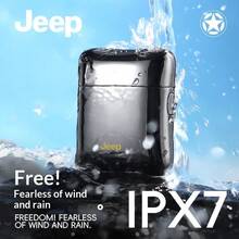 JEEP SPIRIT's new electric shaver for men, featuring a smart rotating circular design with dual blades, is both portable and miniature - 多色 - 查看 2