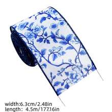 1Roll 5 Yards Flower Embroidered Webbing Sewing Lace Ribbon DIY Craft Clothing Accessories, - Multicolor - View 14