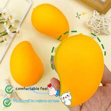 2026新款逼真火龙果捏捏乐玩具，软萌仿真蔬菜减压球，生日、节日、万圣节、圣诞节、开斋节、惊喜等完美礼物 - 彩色 - 查看 5