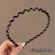 1 faixa de cabelo minimalista preta, acessório para penteados, unissex, faixa de cabelo multifuncional com alto volume, não aperta, adequada para usar ao lavar o rosto, em viagens e aniversários. - Multicolorido - Ver 10
