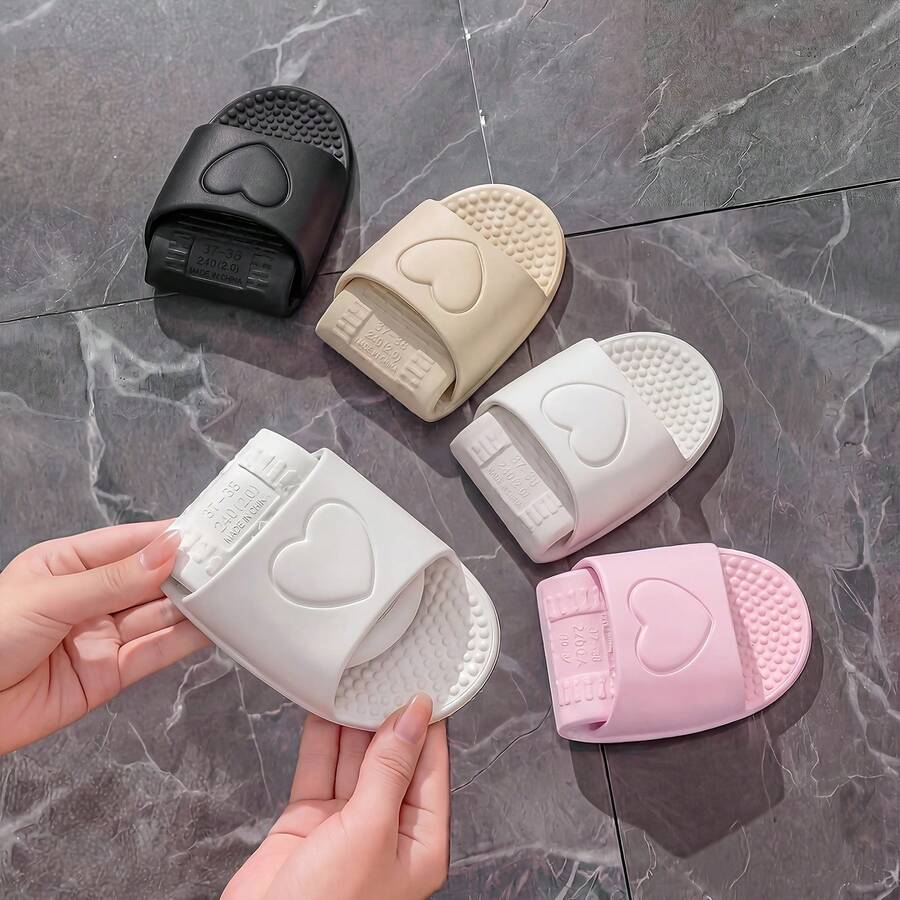 FZT Portable Travel Slippers For Men And Women, Foldable, Silent, Lightweight, Suitable For Couples, Bathroom Slippers For Women, Travel, Beach, Business Trip, Hotel Bathing Slippers For Men - màu đen - Xem 1