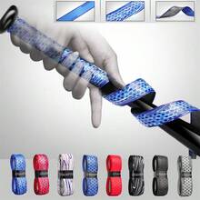 1pc PU Baseball Bat Wrap Shock Absorbing Multi-Color Non-Slip Sports Accessory, Outdoor Sports Cricket Softball Baseball Bat Handle Grip Sweatband Tennis Racket Handle Grip - Multicolor - View 7