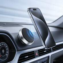 Soporte magnético adhesivo MagSafe para teléfono, adecuado para coche, hogar, mesita de noche, adhesión resistente, reutilizable, sujeción estable para teléfono y llaves, ajuste de rotación de 360° - A - Ver 5