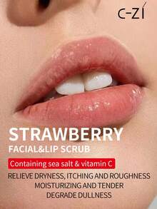 CI-ZI Exfoliating Scrub - Moisturizing And Smoothing For Body, Face, Hands And Feet, Deep Nourishing For Radiant Skin - Strawberry - View 7