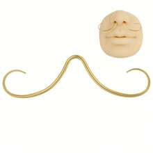 1个时尚趣味个性化胡子鼻环 - 不銹鋼鼻環 - 查看 8