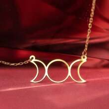 1件赫卡忒三面女神项链，男女通用，女巫结希腊神话链式饰品 - 彩色 - 查看 3