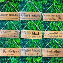 10cm X 25cm High Quality Customized Wooden Hanging Sign (Text And Graphic Options Available) - Multicolor - View 5