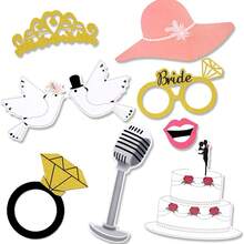 Creative Photo Booth Props, Fun Wedding Photography Accessories, Party Game Decorations - View 3