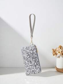 1pc Fashion Minimalist Casual All-Season Handheld Phone Bag Wallet Commuter Sports Small Bag Women's Phone Pouch Personalized Gift Campus Bag Wallet Cute Women's Coin Purse Weekend Bag Women's Coin Purse Lightweight Foldable Bag Running Bag Valentine's Day Customized Gift Wallet Crossbody Bag Campus Style Wallet Coin Purse Lipstick Pouch Student Key Bag Gold Crocodile Pattern Wallet Leopard Print Wallet Date Out Shopping Evening Small Wallet - Multicolor - View 3