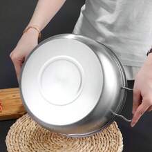 16Pcs Stainless Steel Pot Set, Non-Stick Cooking Pots With Glass Lids, Double Ear Soup Pot & Hot Pot Design, Induction Hob Compatible, Professional Kitchen Cookware For Daily Home Cooking - Silver - View 12