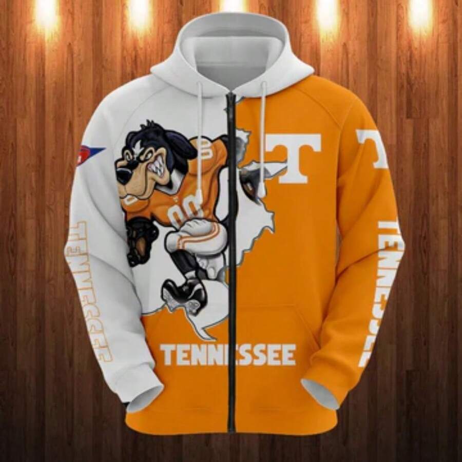 Tennessee Volunteers Hoodies Mascot Printed1 (2) - 彩色 - 查看 1