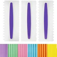 3/1pc Cake Cream Scraper Cake Making Scraper Rectangular Acrylic Cake Baking Tool Cake Decorating Tools Kitchen Tools - 3 - View 4