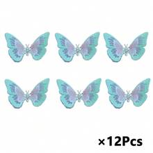 12pcs Embroidered Fragrant Butterfly Decorations, Exquisite Alloy & Stitching Craftsmanship, Delicate Handmade Car Air Vent Decor, Multi-Color Fluttering Butterfly Wings, Embroidered Butterfly Car Decor, Dashboard Accessories, Butterfly Car Accessories, Comes With Residue-Free Adhesive - Butterfly - View 13