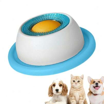 Dog Licking Toy, Interactive Dog Toy, Slow Feeder Bowl, Puppy Training Toy, Cat Feeding Cage Accessories, Pet Licking Mat, Yogurt Licking Bowl, Pet Slow Feeder Bowl - Interactive Reward Bowl, Promote Dental Health, Anti-Spill Slow Feeder Bowl, Cat Toy, Satisfy Appetite, Relieve Boredom