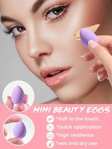 Bộ dụng cụ trang điểm 26 món bao gồm: Bộ 18 cọ trang điểm + 3 bông mút trang điểm + 2 bông mút trang điểm mini + 3 bông phấn tam giác. - Nhiều màu - Xem 7