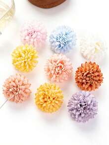 10/20/30 Peças Bolas de Crisântemo Artificial, Materiais DIY para Coroa, Decoração de Festa de Aniversário, Decoração de Casamento, Buquê de Noiva, Decoração Doméstica, Decoração de Peitoril de Janela de Restaurante e Quarto, Decoração de Vaso, Decoração do Dia dos Namorados e Ano Novo, Jardim Externo, Decoração Sazonal Escolar - Mistura de cores - Visão 5
