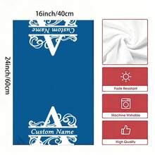 2pc Hand Towels, Kitchen Dishwashing Towels, 16*24in, Super Absorbent, Durable, Decorative Hand Towels For Kitchen & Bathroom, Ideal Housewarming, Birthday Or Gift - Teal Blue - View 8