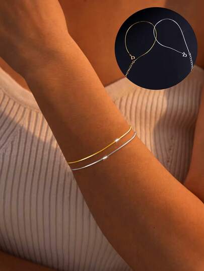 1 chiếc vòng tay bạc S925 cao cấp kiểu bầu trời sao, thiết kế tối giản thời trang, thích hợp làm quà tặng hàng ngày cho bạn thân và phụ nữ, cũng là món quà tuyệt vời cho mẹ, chị gái và bạn gái.