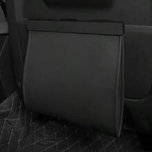 1pc Large Capacity Foldable Car Trash Can - Waterproof Backseat Garbage Bin With Hook - Reusable Car Litter Organizer Box For Snacks, Bottles And Car Cleaning Supplies - A - View 8