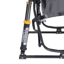 GCI Outdoor FirePit Rocker Low Profile Rocking Camping Chair, Pewter Gray - Pewter Gray - View 7