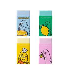 1 cục tẩy hình hoạt hình dễ thương, được làm từ chất liệu mềm mại, tẩy sạch sẽ. Dễ dàng xóa sạch vết bút chì mà không để lại cặn. Cục tẩy này bền và thích hợp sử dụng trong trường học, vẽ tranh và phác thảo. - Bộ - Xem 2