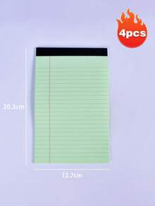 Sổ ghi chép pháp lý nhỏ nhiều màu 5" x 8", tập viết có đường kẻ đục lỗ, 30 tờ, phù hợp cho danh sách việc cần làm tại trường học, văn phòng và gia đình, đồ dùng học tập - A5 - Xem 14
