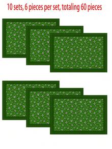 Football Table Runner Placemat Tablecloth, Football Gift Design Tablecloth, Suitable For Home Dining Room And Restaurant, Dining Table Decor, Home Decor Tablecloth, Indoor And Outdoor Party Supplies, Room Decor, Holiday Gift - Multicolor - View 16