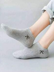 1/20/30 Pairs Men's Basic Low-Cut Ankle Socks, Soft & Lightweight, Versatile Low-Cut Ankle Socks, Unisex Thin Casual Boat Socks, Suitable For Spring & Summer, Black/White/Gray Series, Patterned, Skin-Friendly Soft & Comfortable, Breathable & Fashionable, Multi-Purpose Sports Invisible Socks, Suitable For Holiday Gifts, Back To School, Travel And Daily Wear - Multicolor - View 3
