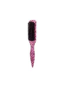 Cepillo de cerdas de jabalí con estampado de leopardo, sin perfume, apto para hombres y mujeres, herramienta de peluquería profesional para el cabello grueso y fino, recorte degradado, herramienta de peluquería, peinado suave, verano, vacaciones, kit de peinado de viaje, kit de herramientas para el cabello, festival, fiesta - Multicolor - Ver 11