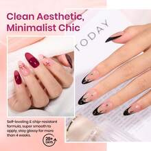 Beetles Gel Polish Whispers Of Love Jelly Gel Nail Polish Set - 6 Colors Milky White Nude Pink Neutral Sheer Translucent Soak Off UV Gel Nail Kit - 6 Colors Sweet Temptation - 查看 5