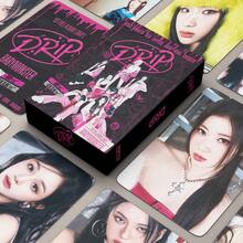 55张/盒 DRIP KPOP LOMO卡片 AHYEON专辑（60张LOMO卡片+32张贴纸），K-POP粉丝周边，SKZ限量版粉丝商品，收藏照片卡，贴纸，节日礼物 - 彩色 - 查看 2